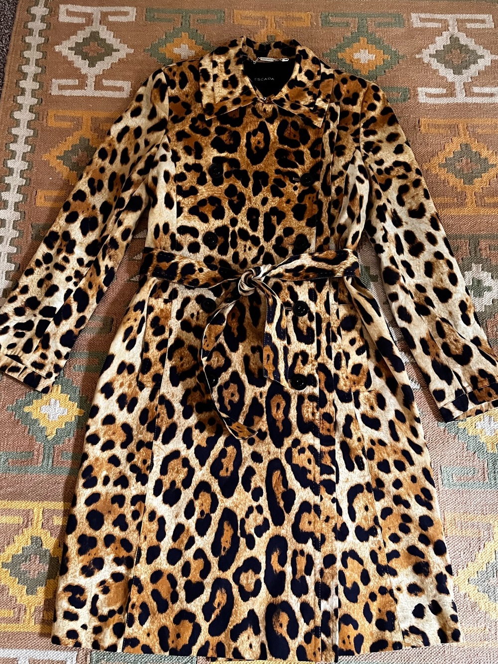 Escada Vintage Leopard Coat